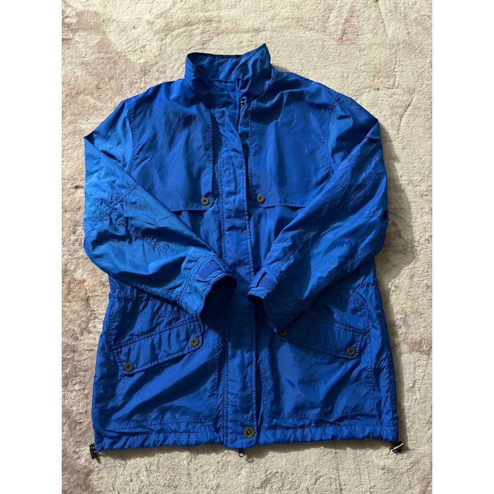 Lauren Ralph‎ Naval Supply Company Womens Jacket Blue Lightweight Zip Sz Small